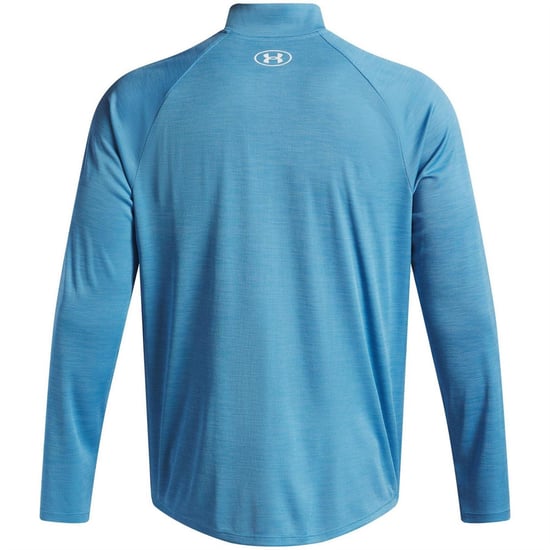 Under Armour - "Tech" mit halbem Reißverschluss Oberteil für Herren Strukturiert (Ätherisch Blau) - Image 3