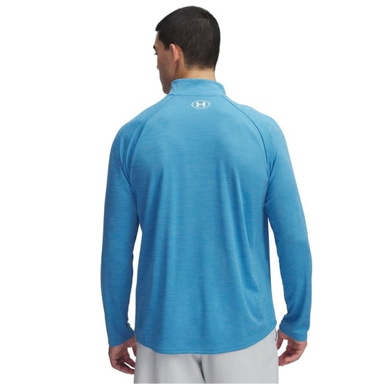 Under Armour - "Tech" mit halbem Reißverschluss Oberteil für Herren Strukturiert (Ätherisch Blau) - Image 6