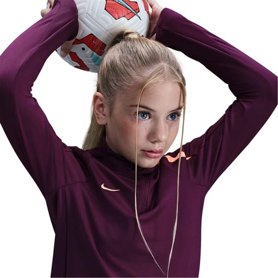 Nike - "Strike" Drill-Top für Kinder, mit kurzem Reißverschluss (Bordeaux) - Image 5