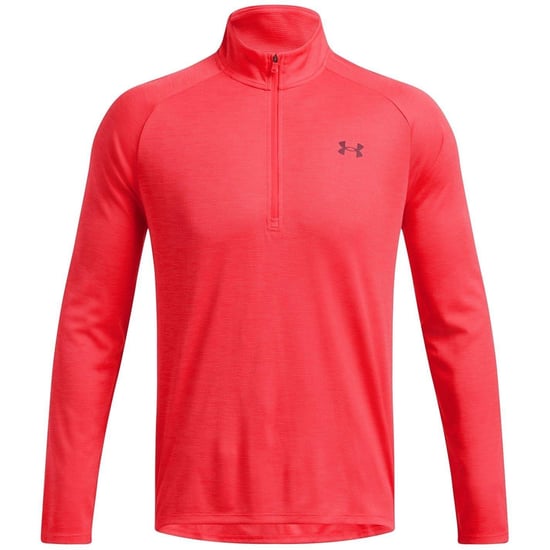 Under Armour - "Tech" mit halbem Reißverschluss Oberteil für Herren Strukturiert (Rot) - Image 1