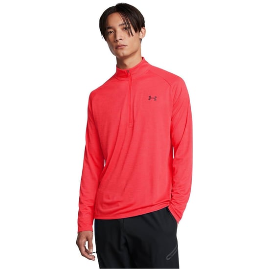 Under Armour - "Tech" mit halbem Reißverschluss Oberteil für Herren Strukturiert (Rot) - Image 2