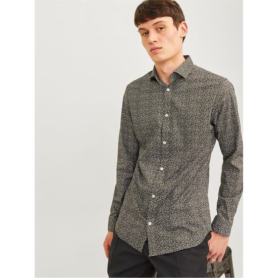 Jack And Jones - Hemd für Herren, Schmal, Langärmlig (Schwarzbraun) - Image 3