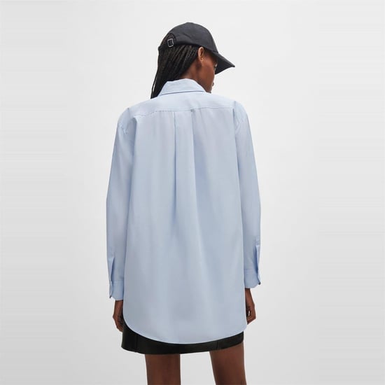 Hugo - Bluse für Damen, Übergroß (Leuchtend Lila) - Image 2