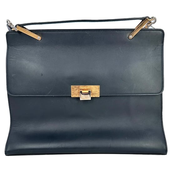 Balenciaga Medium Le Dix Cartable Henkeltasche aus schwarzem Leder - Image 3