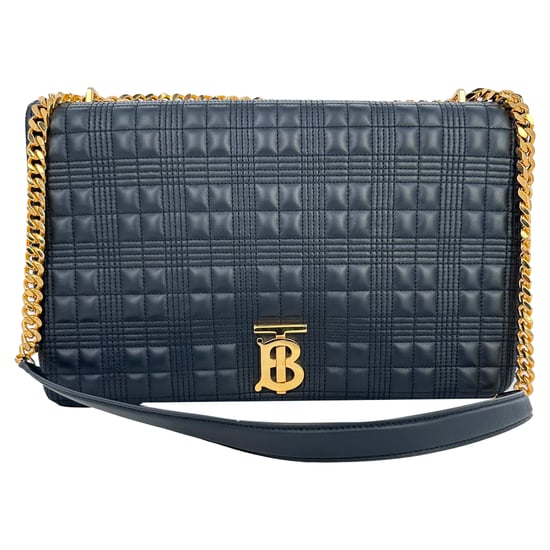 Burberry Lola XL gesteppte Schultertasche aus schwarzem Lammleder - Image 1