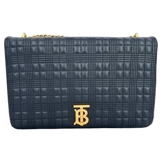 Burberry Lola XL gesteppte Schultertasche aus schwarzem Lammleder - Image 2