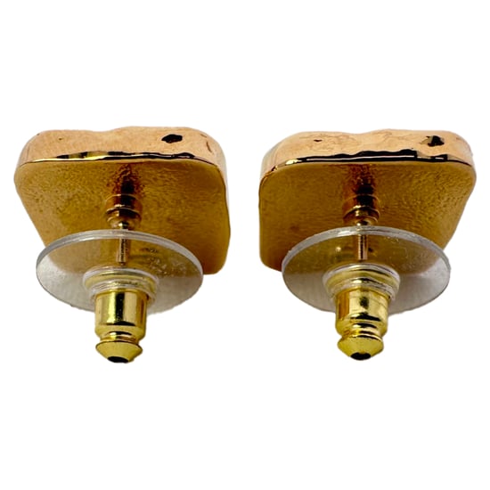 Chanel CC Ohrstecker aus schwarzem Harz - Image 6