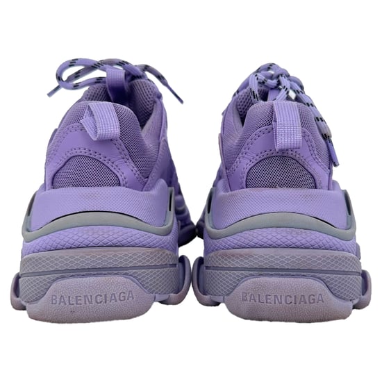 Balenciaga Triple S Sneakers aus lila Nylon-Canvas - Image 5