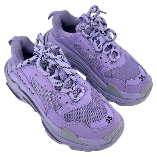 Balenciaga Triple S Sneakers aus lila Nylon-Canvas - Image 6