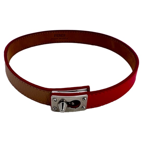 Fendi Doppelwickelarmband aus mehrfarbigem Leder - Image 2