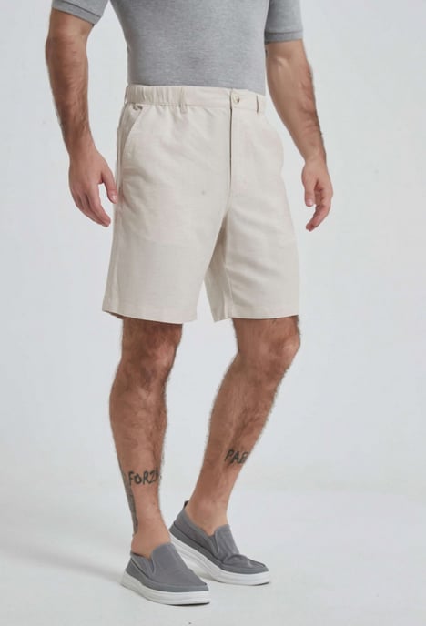 William de Faye – Leinenshorts – Leinen - Image 1