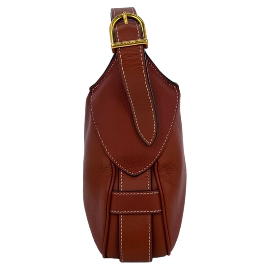 Celine Romy Schultertasche, mittelgroß, aus braunem Leder - Image 3