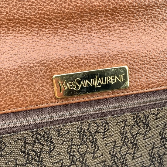 Yves Saint Laurent Vintage Leder-Clutch YSL - Image 6