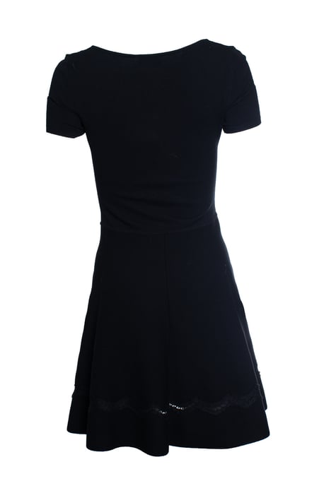Rotes Valentino-Kleid, schwarz mit Spitze - Image 3