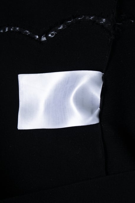 Rotes Valentino-Kleid, schwarz mit Spitze - Image 5