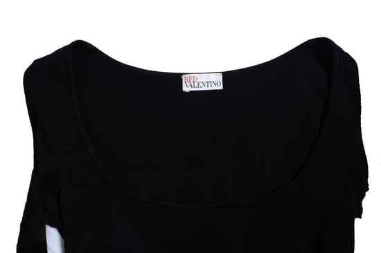 Rotes Valentino-Kleid, schwarz mit Spitze - Image 6