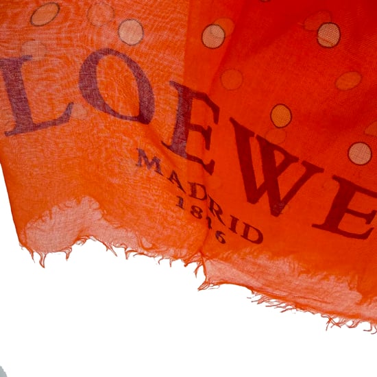 Loewe Schal mit lebendigem Print in Orange Modal - Image 2
