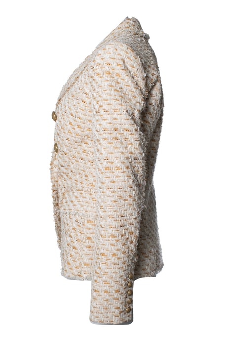 Balmain Pre-owned Zweireihiger Tweedblazer - Beige - Image 2