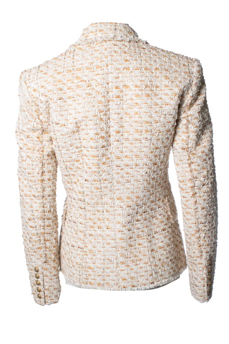 Balmain Pre-owned Zweireihiger Tweedblazer - Beige - Image 3