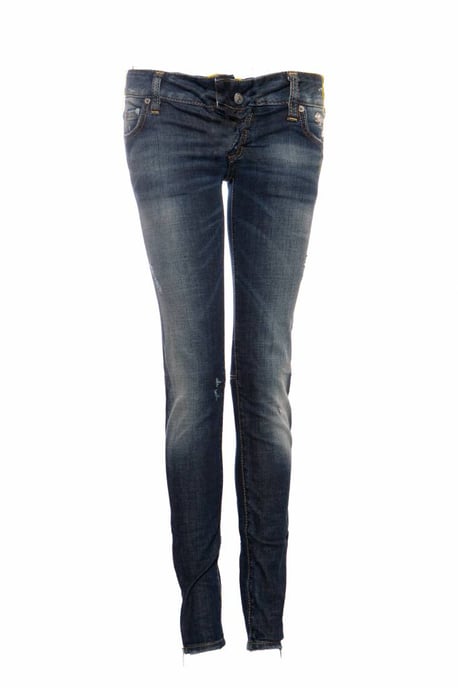 Dsquared2, mittelblaue Bikerjeans - Image 1