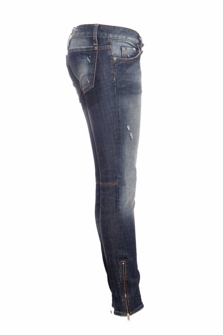 Dsquared2, mittelblaue Bikerjeans - Image 2