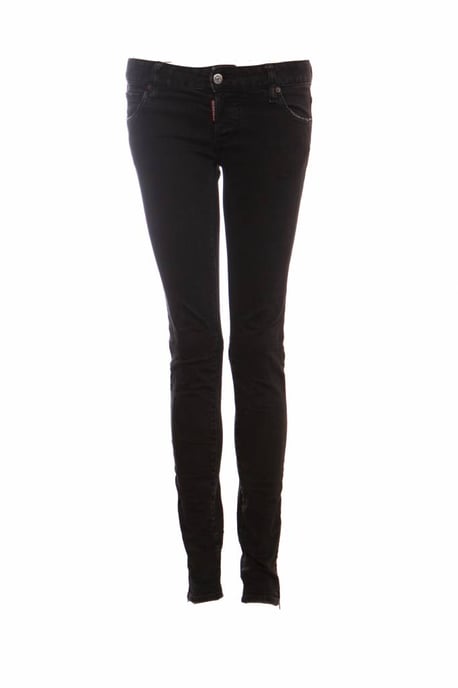Dsquared2 Jeans mit silberfarbenen Beschlägen - Schwarz - Image 1