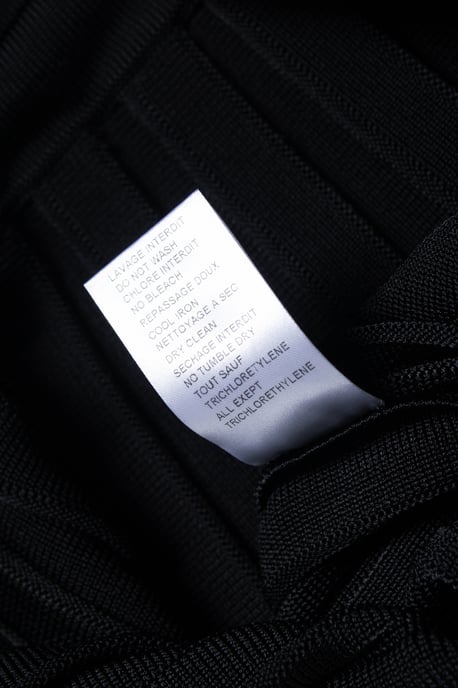 Balmain, plissierter, figurbetonter Rock in Schwarz - Image 6