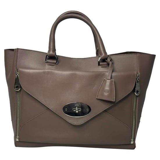 Maulbeer-Weide-Tasche aus braunem Leder - Image 1