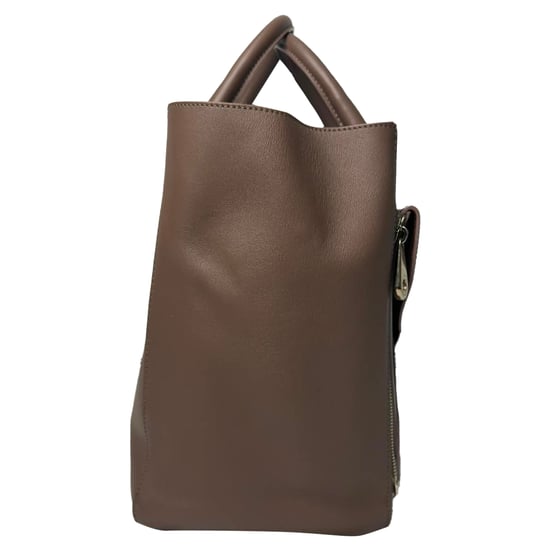 Maulbeer-Weide-Tasche aus braunem Leder - Image 2