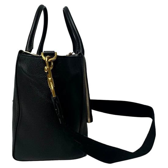 Anya Hindmarch Tragetasche aus schwarzem Leder - Image 2