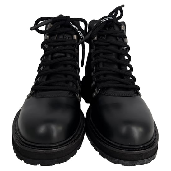 Off-White Wanderschuhe mit Knöchelschutz aus schwarzem Leder - Image 2