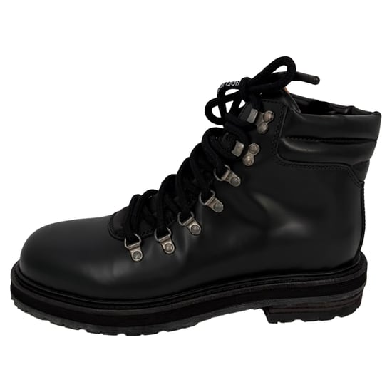 Off-White Wanderschuhe mit Knöchelschutz aus schwarzem Leder - Image 4