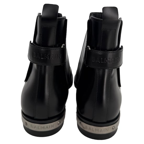 Balmain Pete Chelsea-Stiefeletten aus schwarzem Kalbleder - Image 3