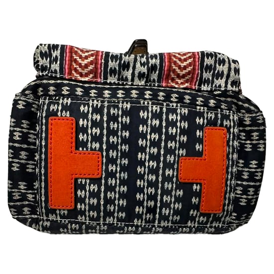 Tory Burch Scout Pom-Pom Umhängetasche aus mehrfarbigem Canvas - Image 6