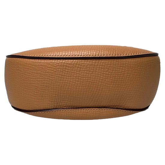 Chloé Mini Drew Ketten-Schultertasche aus orangefarbenem Leder - Image 5