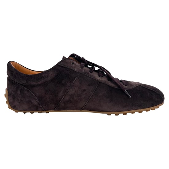 Tod's NiedrigTop Sneakers aus braunem Wildleder - Image 1