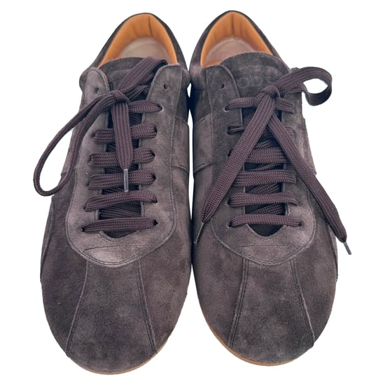 Tod's NiedrigTop Sneakers aus braunem Wildleder - Image 3
