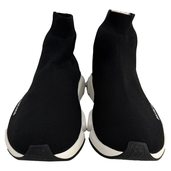 Balenciaga Speed Trainer Schuhe aus schwarzem Polyester - Image 2