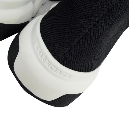 Balenciaga Speed Trainer Schuhe aus schwarzem Polyester - Image 3