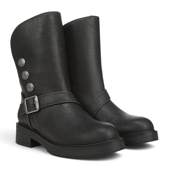 Blowfish Malibu Damen Winter-Bikerstiefel aus schwarzem Kunstleder - Venice-Cozy - Image 4
