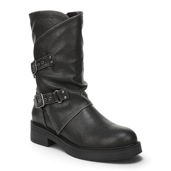 Blowfish Malibu Damen halbhohe Bikerstiefel aus schwarzem Kunstleder - Venice-2 - Image 5