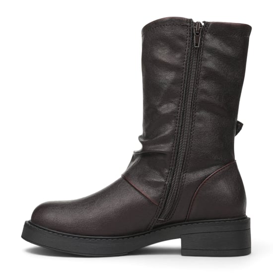 Blowfish Malibu Damen halbhohe Bikerstiefel aus weinrotem Kunstleder - Venice-2 - Image 3