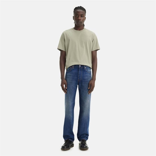 Levis - "501 Original Crash Courses" Jeans für Herren (Blau) - Image 1