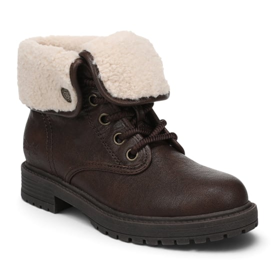 Blowfish Malibu Damen Winterstiefel zum Schnüren aus braunem Kunstleder - Andy-Cozy - Image 5