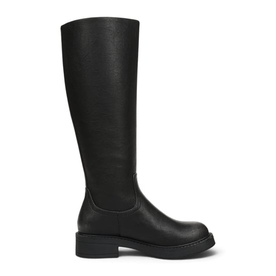Blowfish Malibu Damen hohe Reitstiefel aus schwarzem Kunstleder - Venice Tall - Image 1