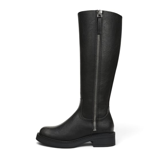 Blowfish Malibu Damen hohe Reitstiefel aus schwarzem Kunstleder - Venice Tall - Image 3