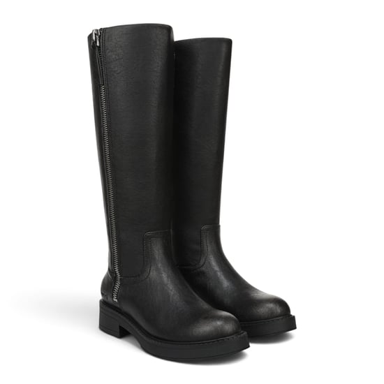 Blowfish Malibu Damen hohe Reitstiefel aus schwarzem Kunstleder - Venice Tall - Image 4