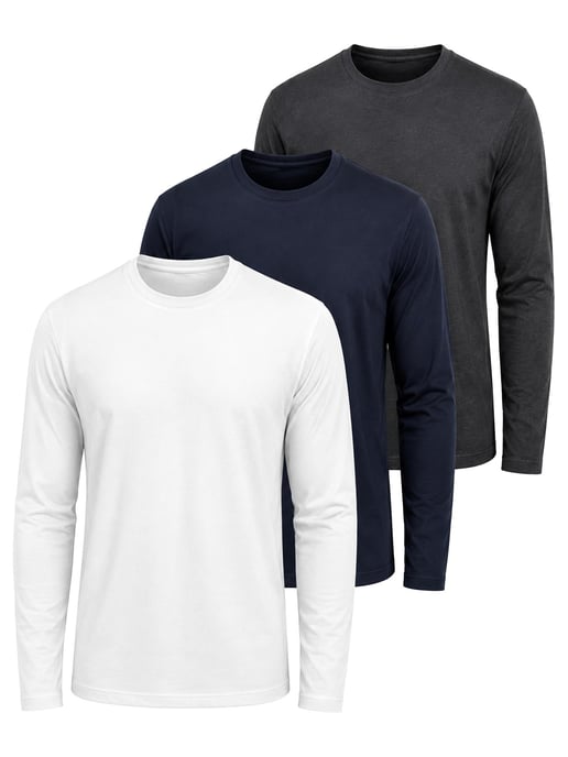 Kruze | Lot de 3 t-shirts à manches longues pour homme - Image 1