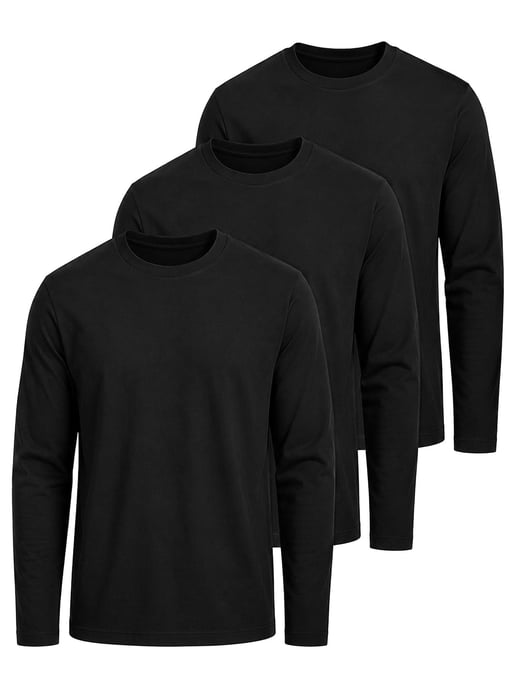 Kruze | Lot de 3 t-shirts à manches longues pour homme - Image 1