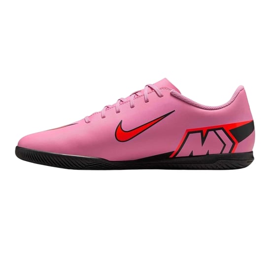 Nike - "Mercurial" Hallenfußballschuhe für Herren, Leder (Pink/Schwarz) - Image 3